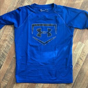 Under Armour Kids Royal Blue Shield Tee